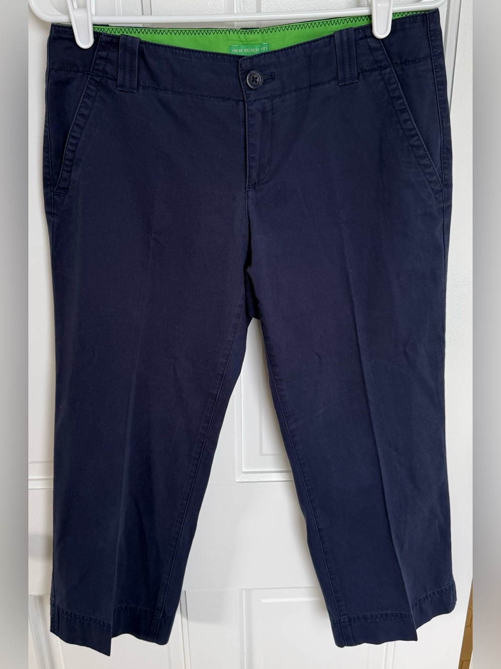 Lilly Pulitzer Palm Beach Fit Navy Cropped Pants Size 4